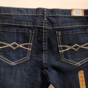 Mudd women's denim jeans size 17 skinny dark wash